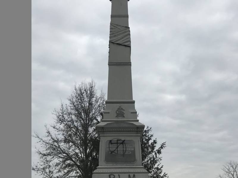 Confederate Monument Vandalized At Nashville Cemetery Nashville, TN Patch