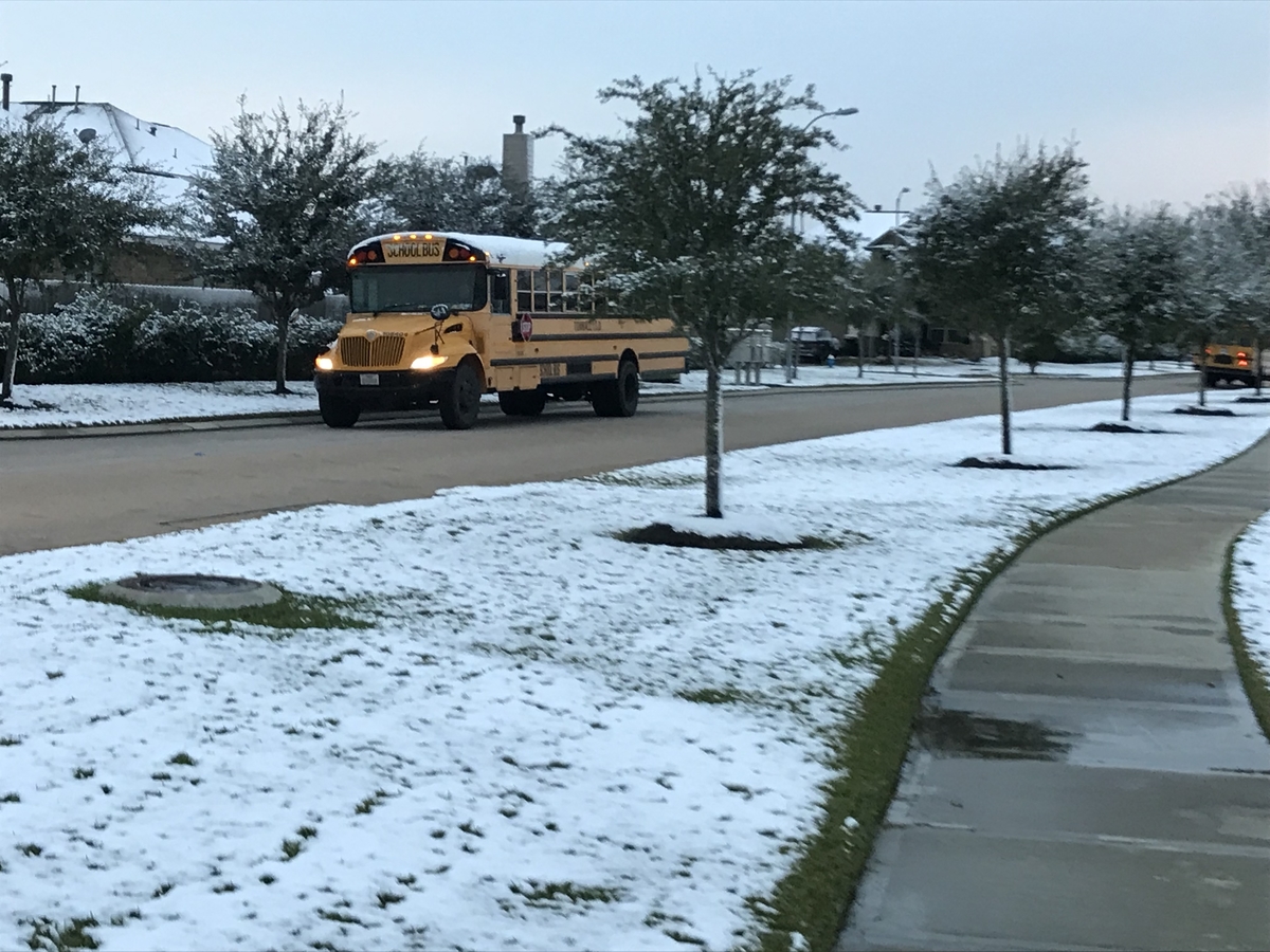 Houston Enjoys Rare Snowfall Houston, TX Patch