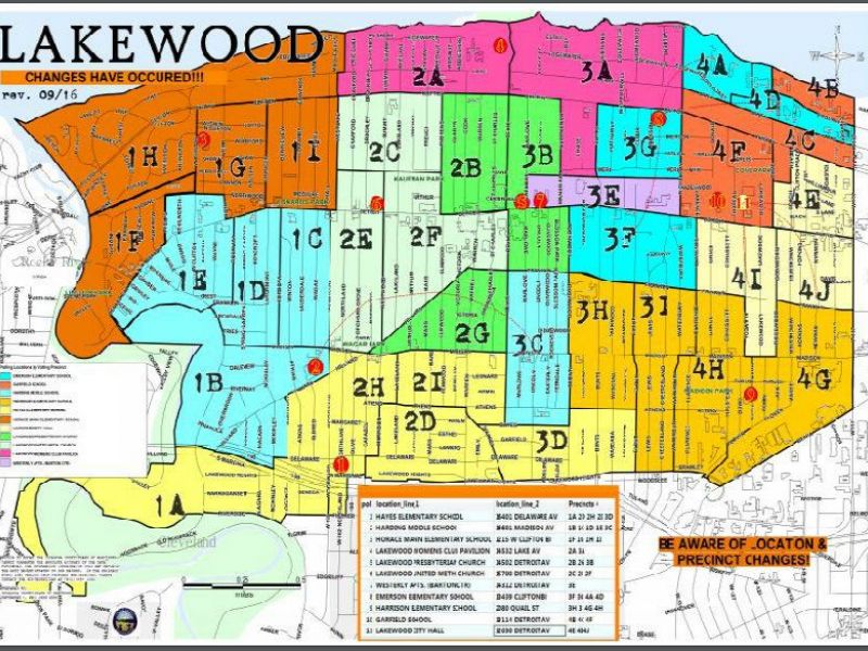 Lakewood Polling Locations and Precincts Changed, Early Voting Begins