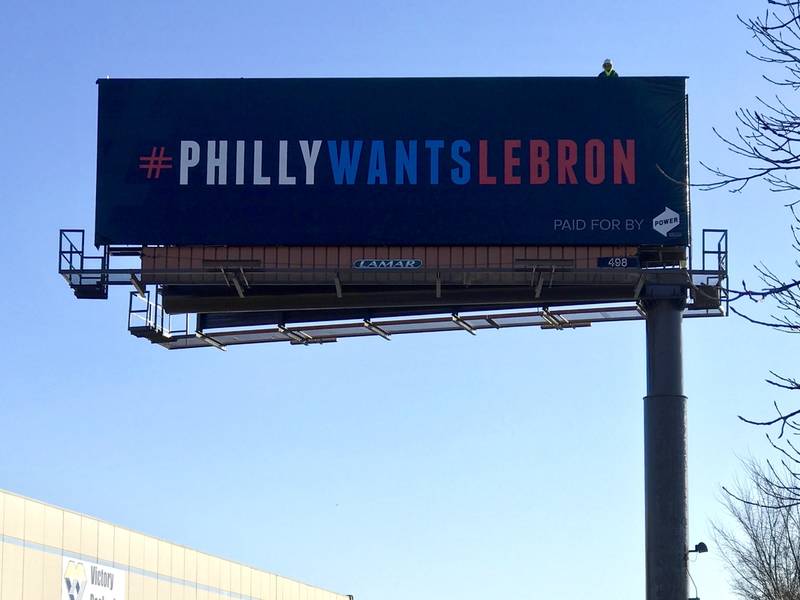 Delco Company Posts Billboards In Cleveland To Draw Lebron James Delco Company Posts Billboards In Cleveland To Draw Lebron James