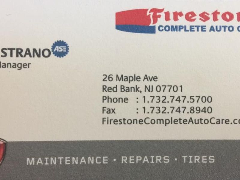 Firestone Complete Auto Care Red Bank, NJ Patch