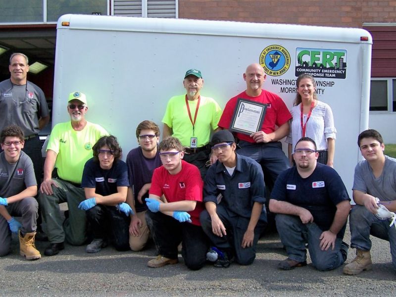 Morris County Auto Body Students Repair Washington Township OEM Trailer Long Valley, NJ Patch