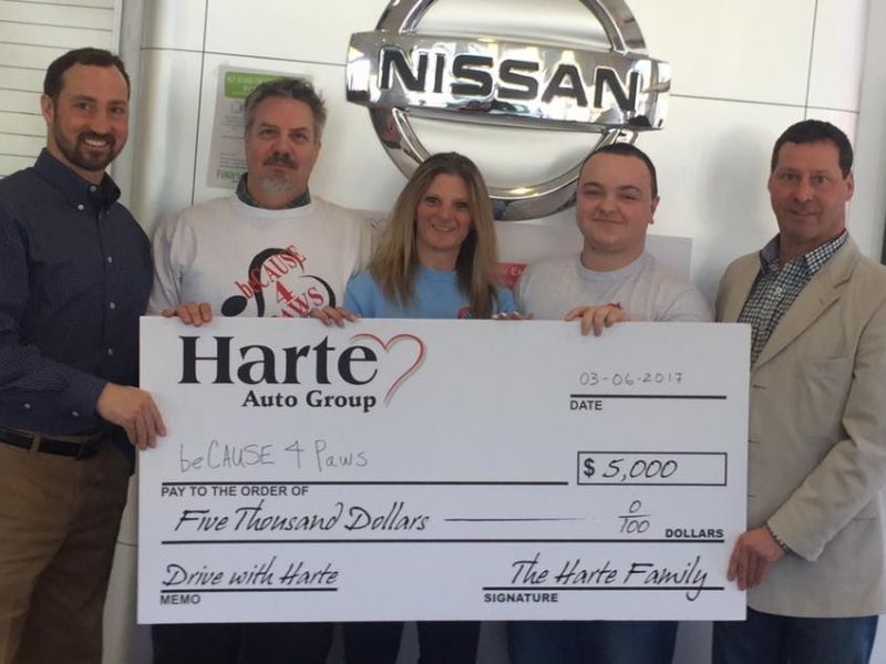 Because 4 Paws Wins 5 000 From The Harte Auto Group Cheshire Ct Because 4 Paws Wins 5 000 From The Harte Auto Group