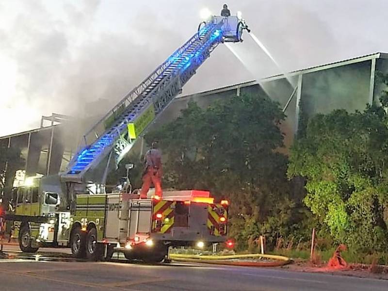 Miami Dade Recycling Center Erupts In Flames Pinecrest FL Patch
