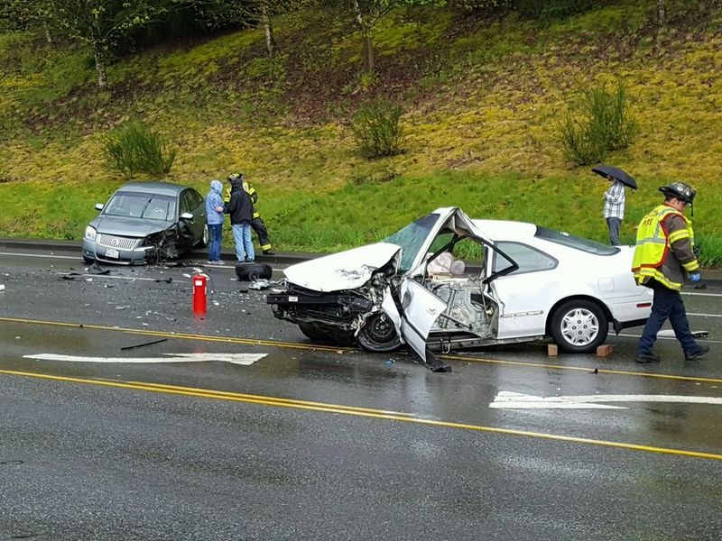 8 Injured In Renton Crash, Major Street Closed Firefighters Renton
