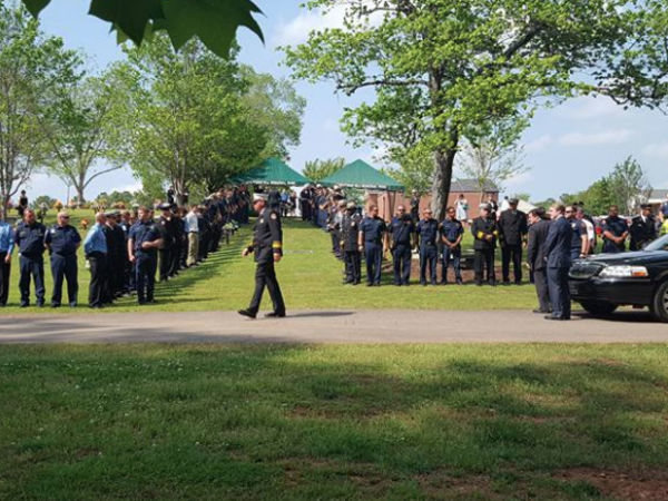 Scores Attend Funeral For Marietta Firefighter In South Cobb - South
