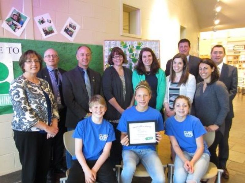 Clark Lane Middle School Receives Award from Sandy Hook Promise Waterford, CT Patch