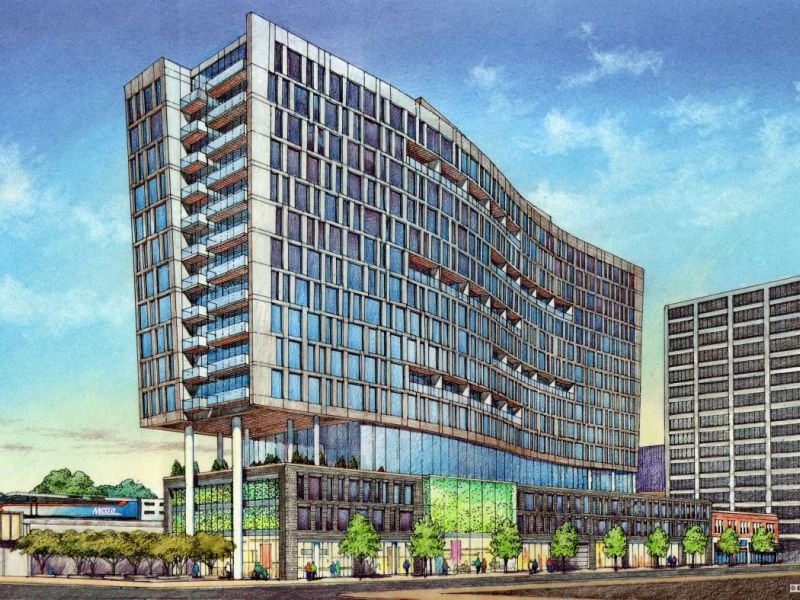 16Story MixedUse Tower Proposed For Downtown Evanston