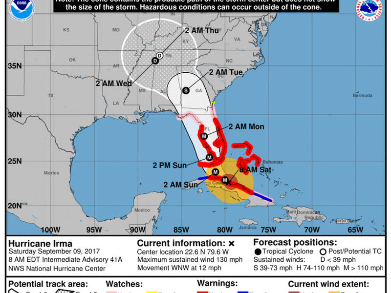 Hurricane Irma Will It Reach Virginia? Old Town Alexandria, VA Patch