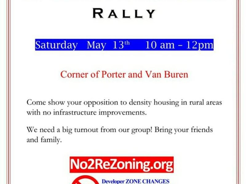 Rally this Saturday Save our rural communities Riverside Woodcrest