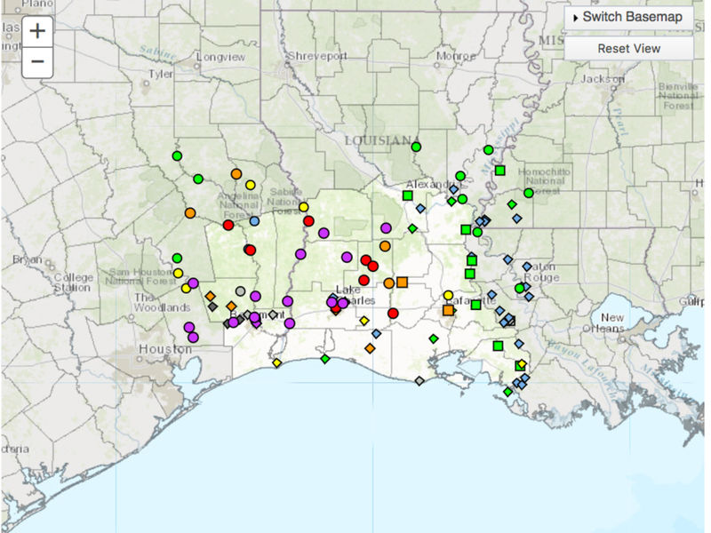 Hurricane Harvey Louisiana Here's What's Still Flooding Across