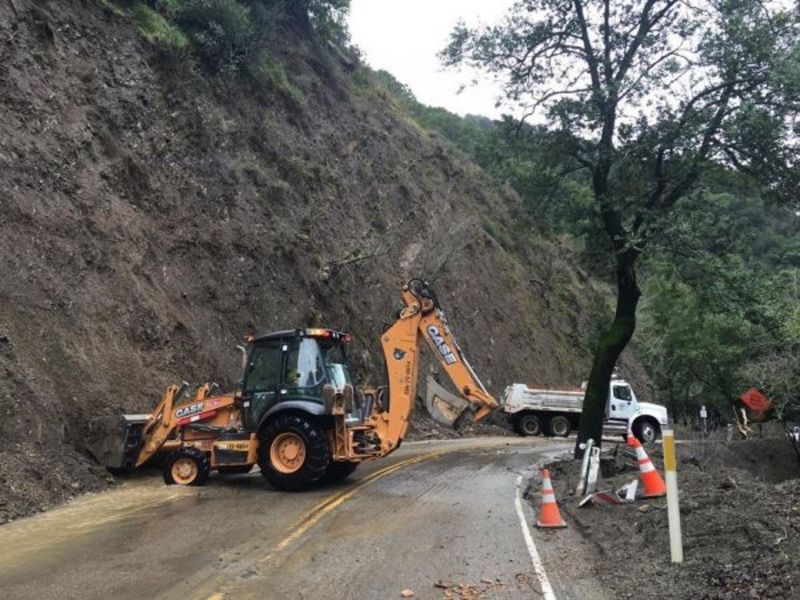 palomares road closure extended into september castro valley ca patch alameda county public works agency