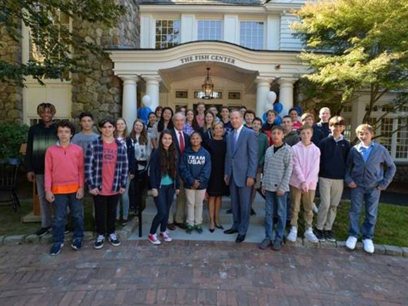 Carroll School Dedicates New Fish Center In Wayland Wayland, MA Patch