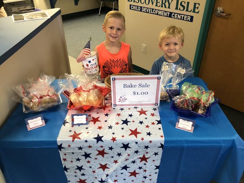 discovery isle preschool raises 300 for our military kids inc patch