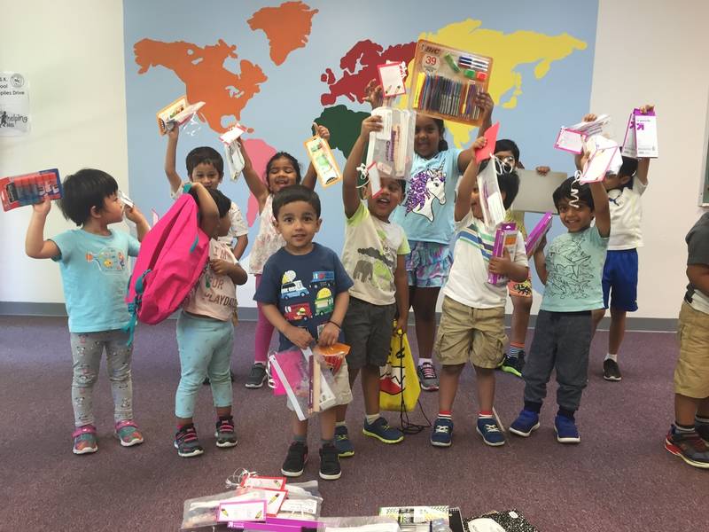 Montessori Corner Campers Donate School Supplies To T A S K Montessori Corner Campers Donate School Supplies To T A S K 0