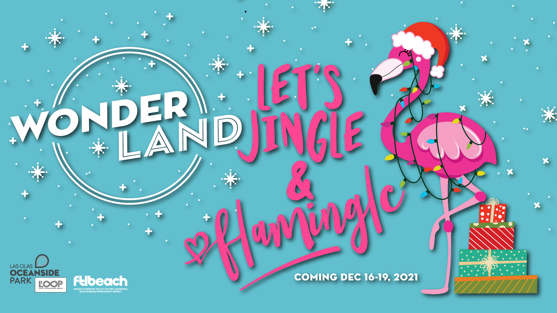 dec 16 the loop presents wonderland let s jingle and flamingle miami fl patch