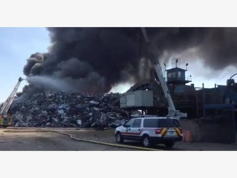 Recycling Plant Fire In Commerce City Sends Up Black Plumes Denver, CO Patch