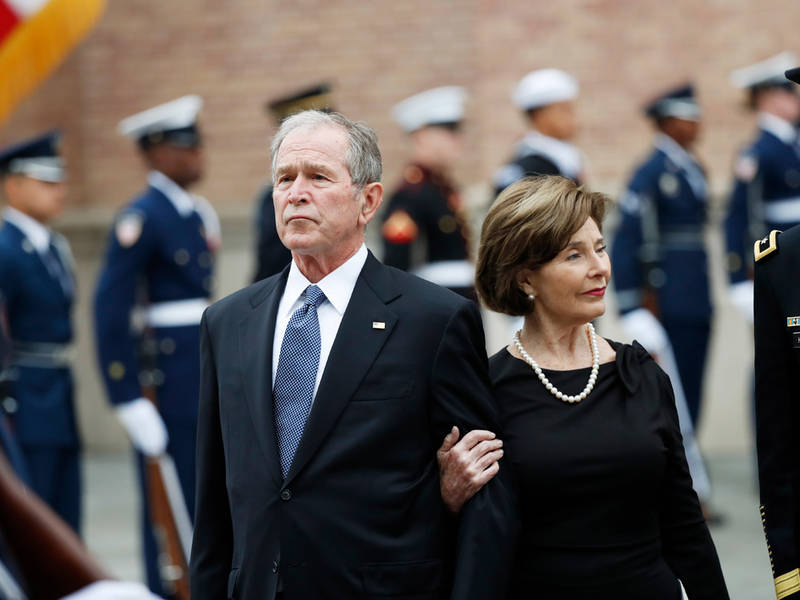 H.W. Bush Funeral See All Memorials And Tributes (Photos