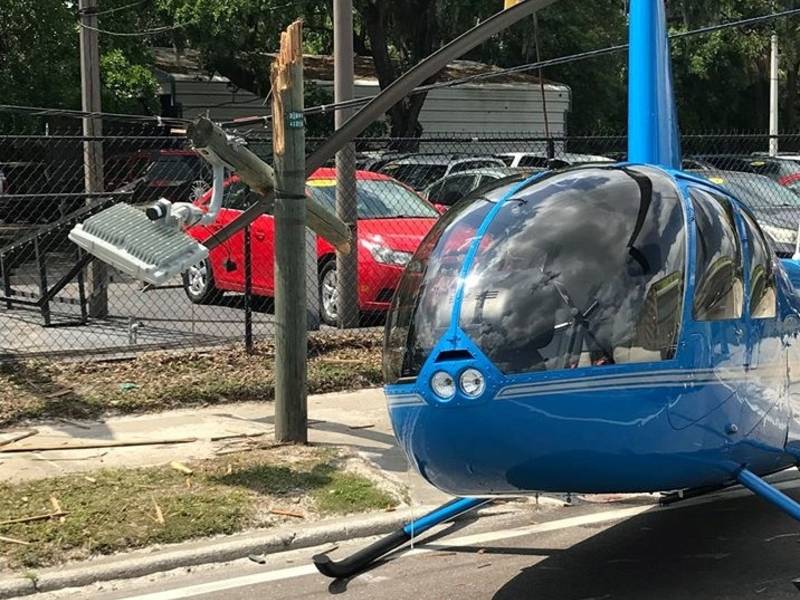 Sheriff's Office Investigates Helicopter Crash In Palm River Brandon