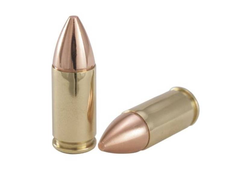 9mm ammo light medium
