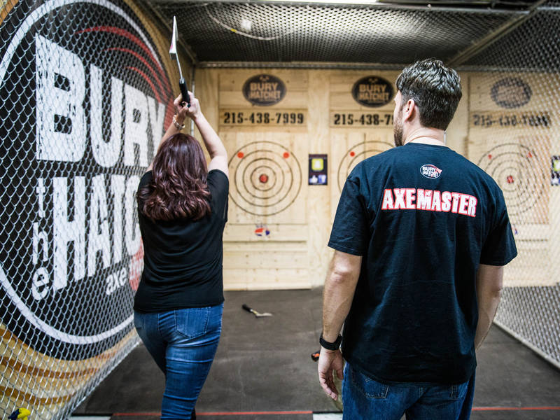 Experience The Thrill Of AxeThrowing At Bury The Hatchet Toms River
