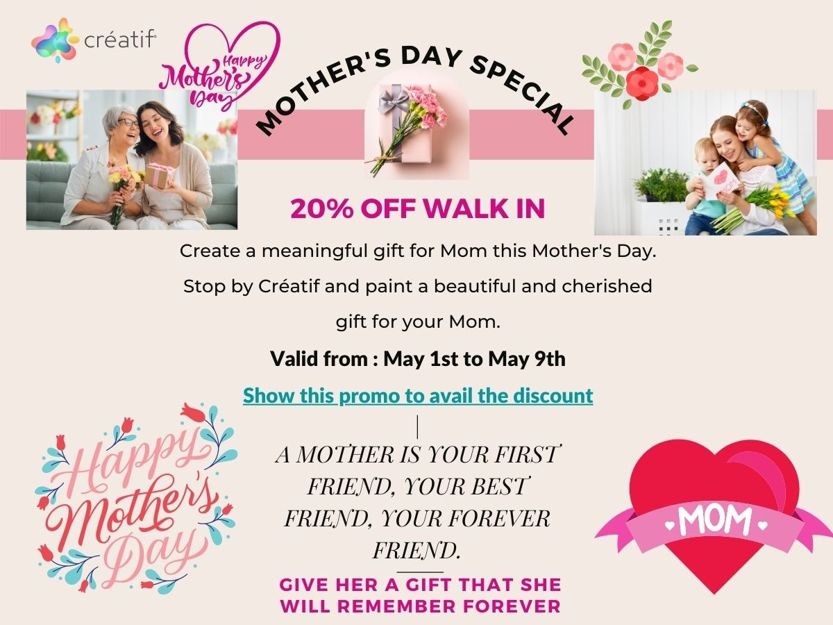 MOTHER'S DAY Promotion! May 1st-9th - Pleasanton, CA Patch - Vimarsana News