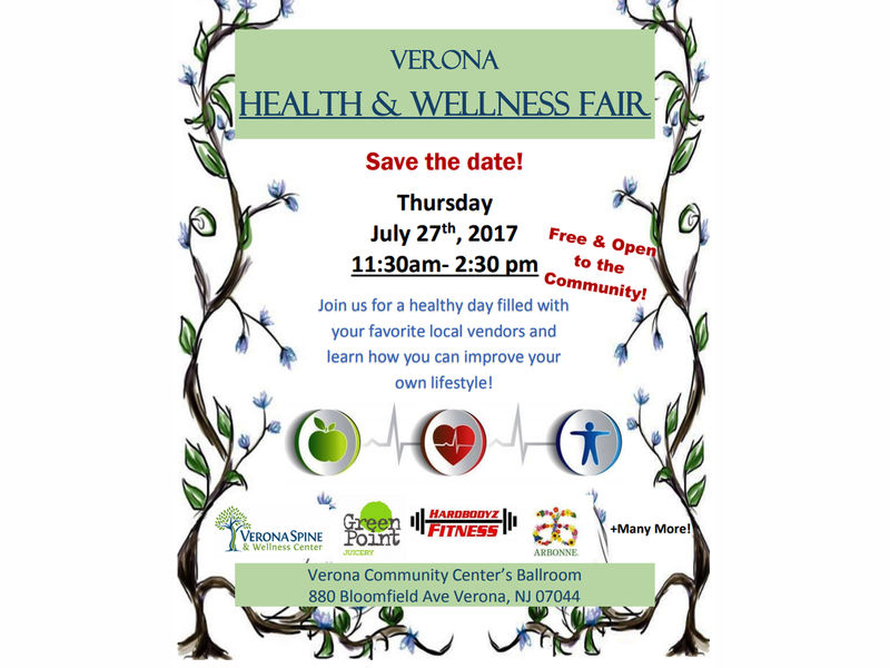 verona health wellness fair verona nj patch health and wellness flyer