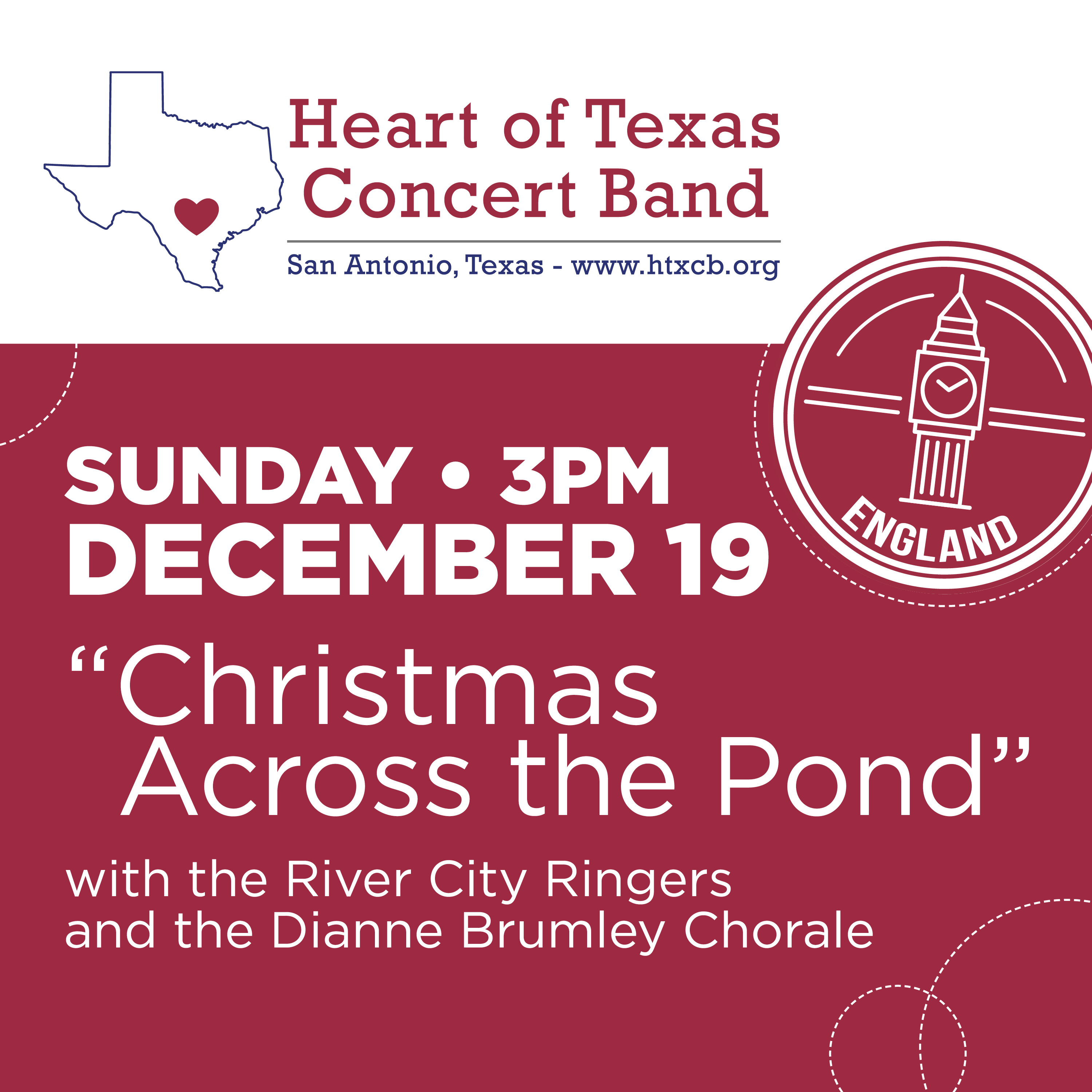 Trinity Baptist Church San Antonio Christmas Concert 2022 Dec 19 | The Heart Of Texas Concert Band Presents “Christmas Across The  Pond” | San Antonio, Tx Patch