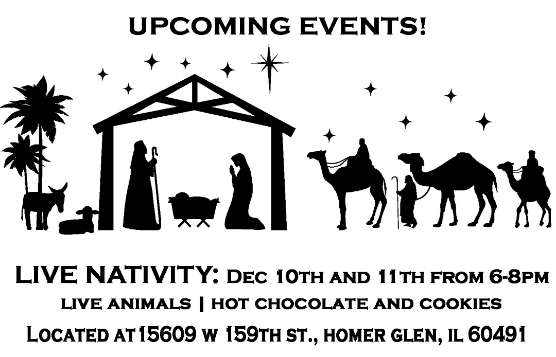Christmas Events 2022 60491 Dec 11 | Live Nativity! | Homer Glen, Il Patch