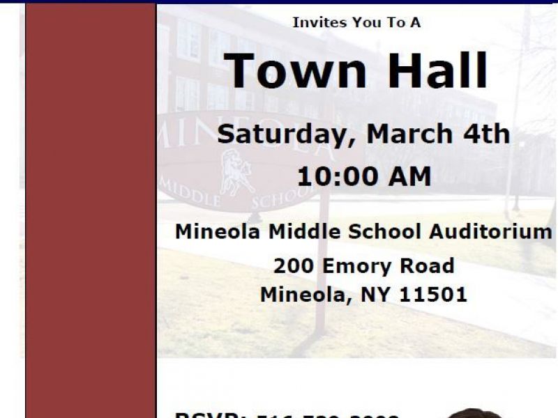 Town hall meeting for District 4 this Saturday, March 4th, in the