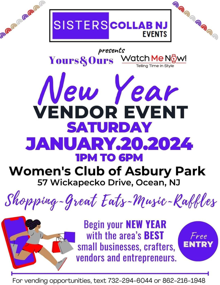 Jan 20 New Year Vendor Event Asbury Park, NJ Patch