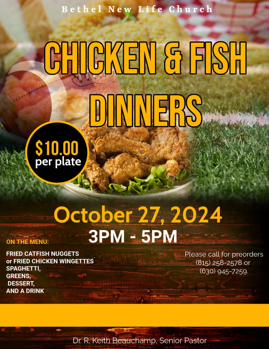 Oct 27 Bethel New Life Church Dinner Fundraiser Glen Ellyn, IL Patch