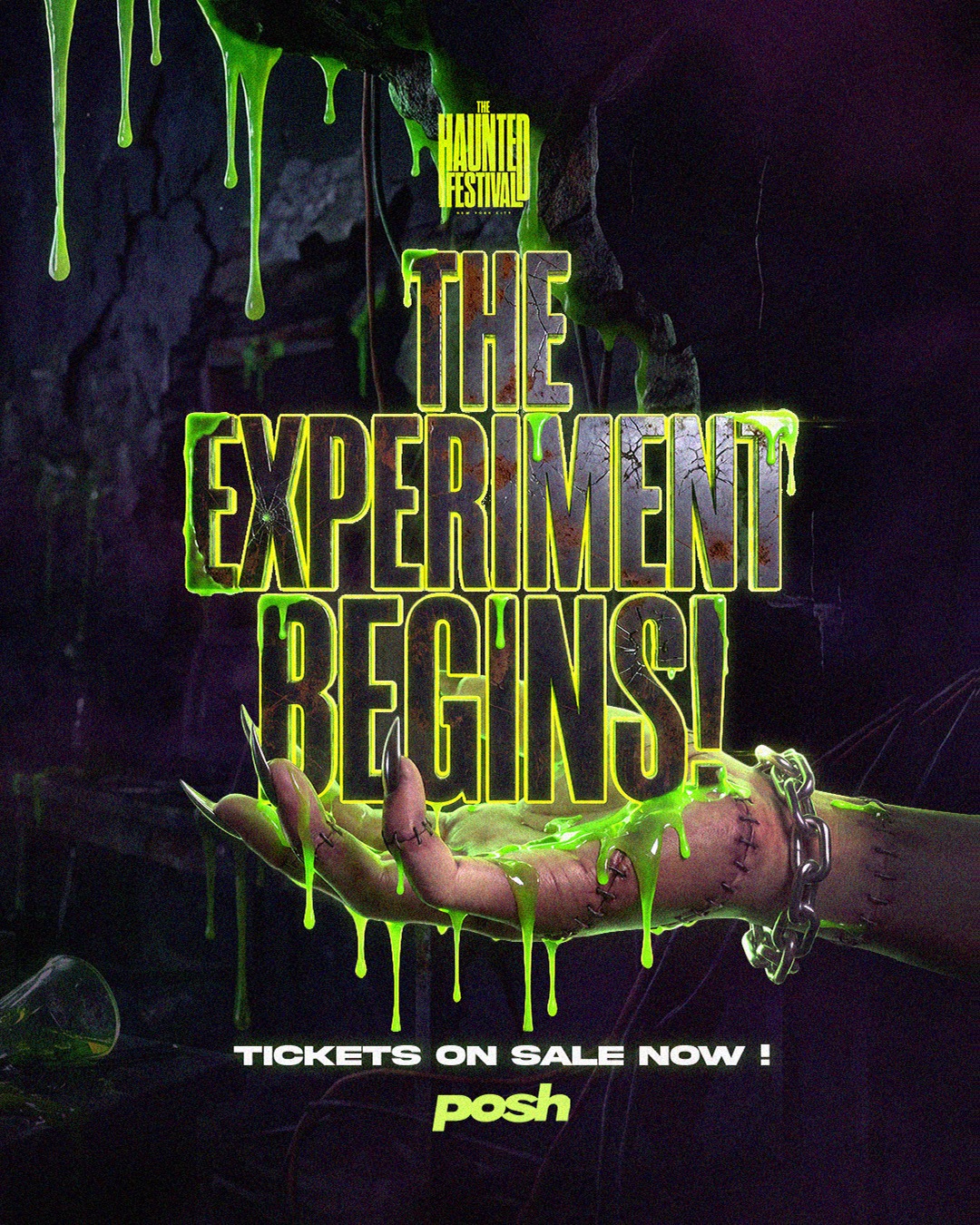 The experiment begins — The Haunted Festival Halloween tickets on POSH
