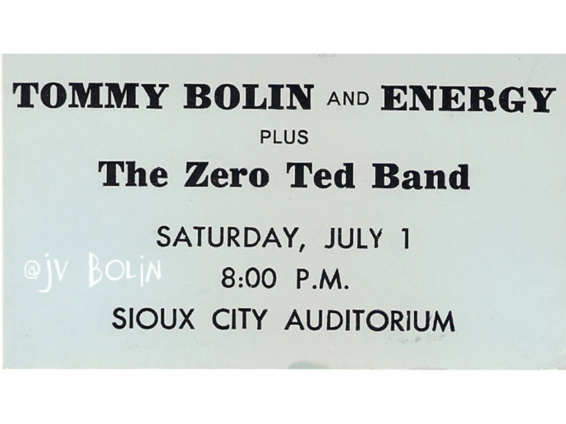 Tommy Bolin's "ENERGY" 1972 | Roseville, MN Patch