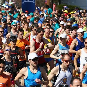 Boston marathon freebies