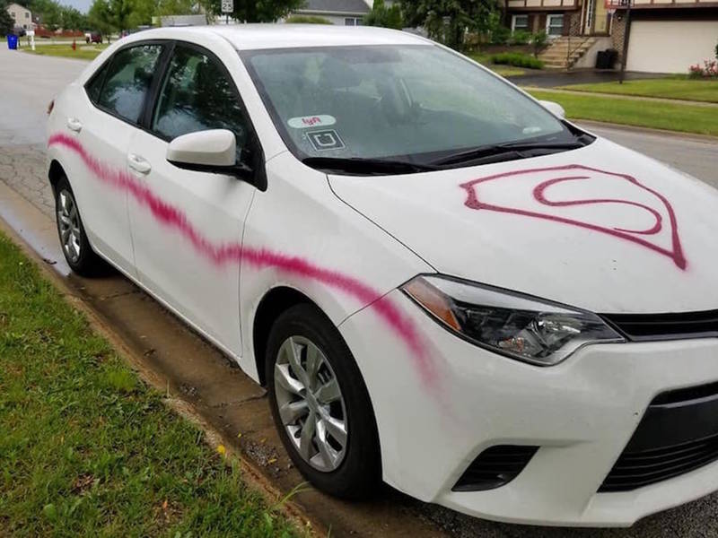 Vandals Spray Paint Mailboxes, Cars In Frankfort Square ...