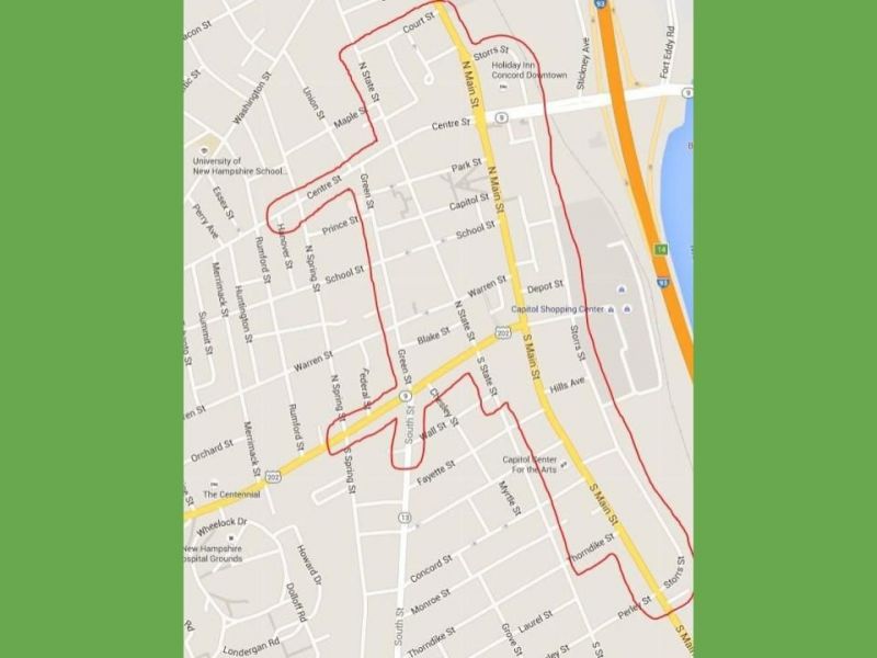 City map Concord New Hampshire PDF