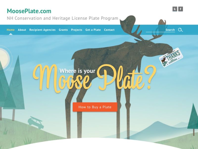 NH's 'Moose Plate' Passes 20M Sales Mark Concord, NH Patch