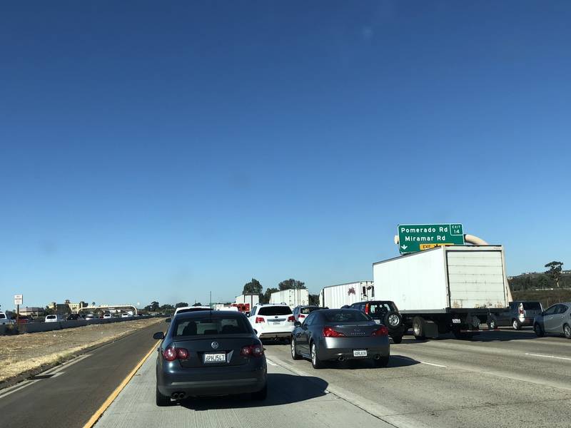 Crash Slows Traffic On I 15 In Sango Crash Slows Traffic On I 15 In Sango