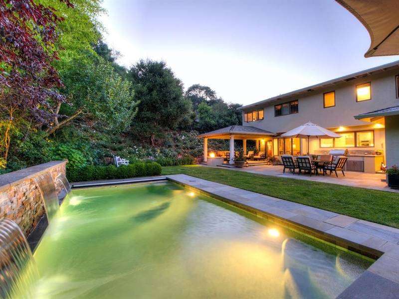 backyard oasis in novato offers built in grill and pool novato ca