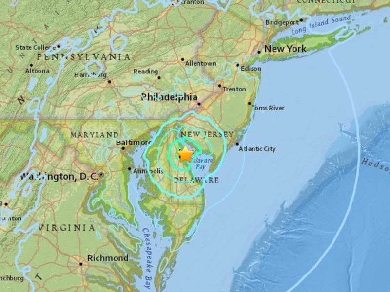 4.1Magnitude Earthquake Rattles States Along East Coast Bel Air, MD
