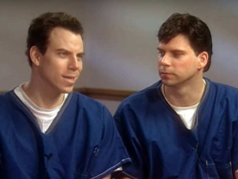 Menendez Brothers Reunite Car Dangles From Cliff OC