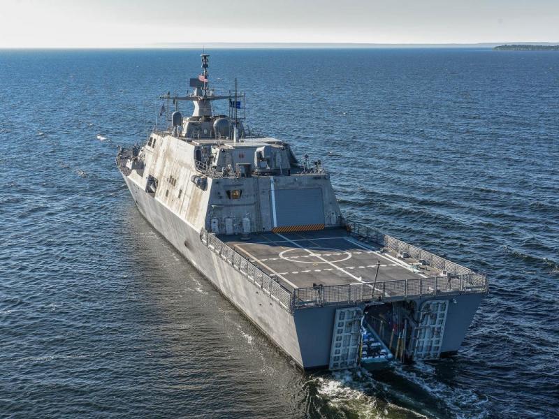 USS Detroit Sails In Its Navy Trials Dearborn, MI Patch