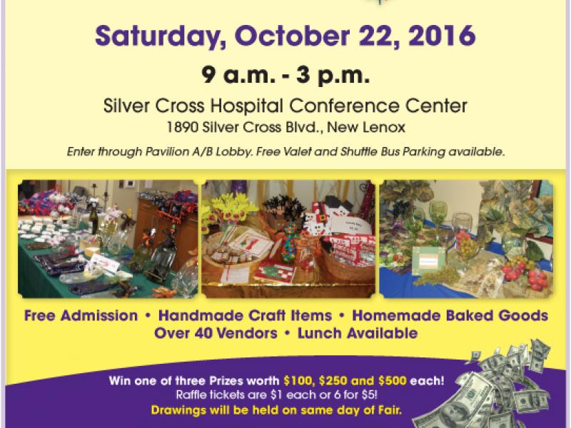 Wanted Vendors for Craft Fair at Silver Cross Hospital Tinley Park