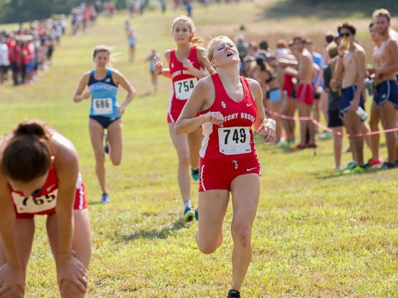 Stony Brook men's and women's cross country teams take second place in