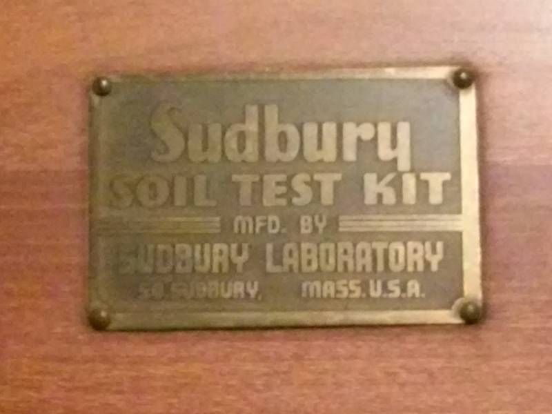 Guy's Selling A Vintage Soil Testing Kit From Sudbury ...