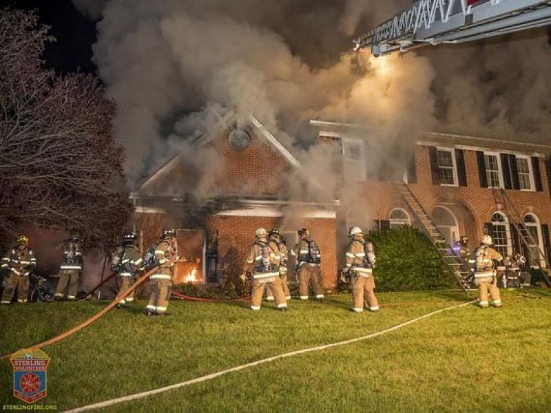 Firefighters Put Out House Fire in Loudoun County PHOTOS Ashburn, VA Patch