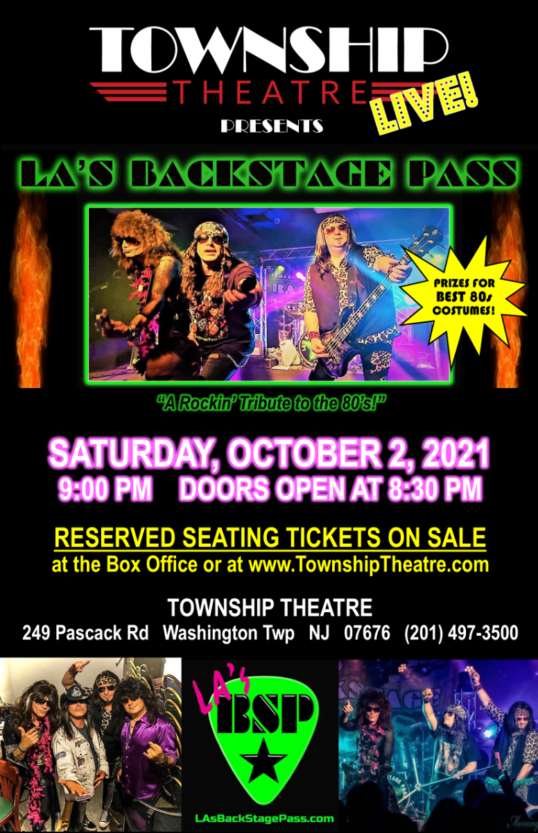 Oct 2 La S Backstage Pass Live Band At Township Theatre Mahwah Nj Patch